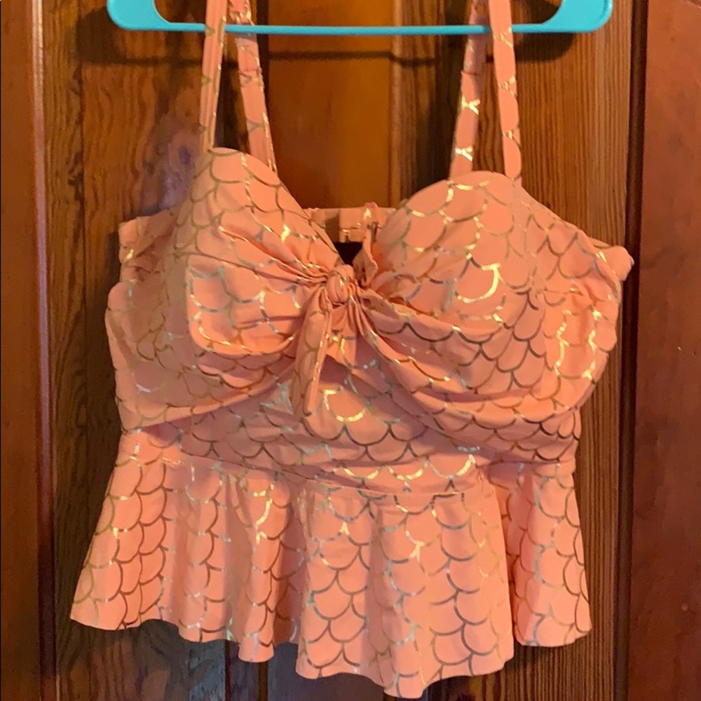 Torrid swim top mermaid